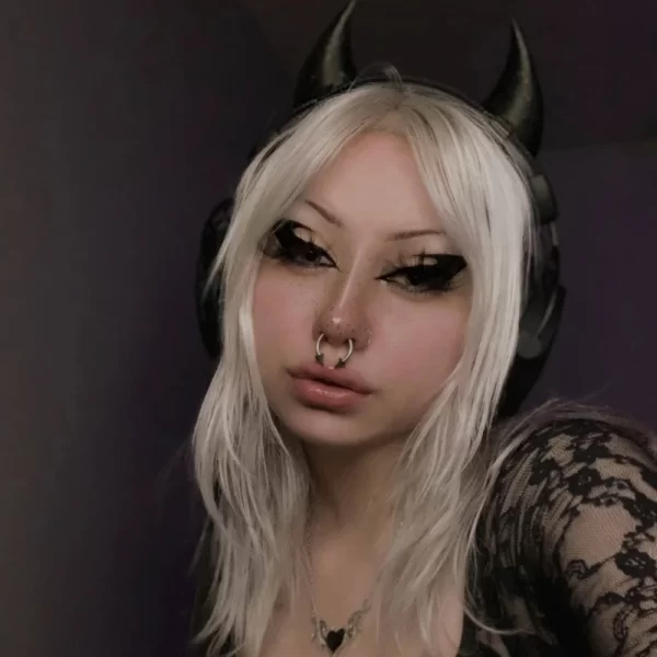 Cosplay Devil Horns Headset Props – Gothic Gamer & Party Accessory - Image 4