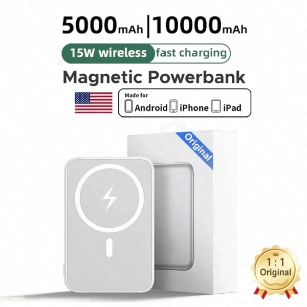 Magnetic Wireless Powerbank – 5000mAh / 10000mAh