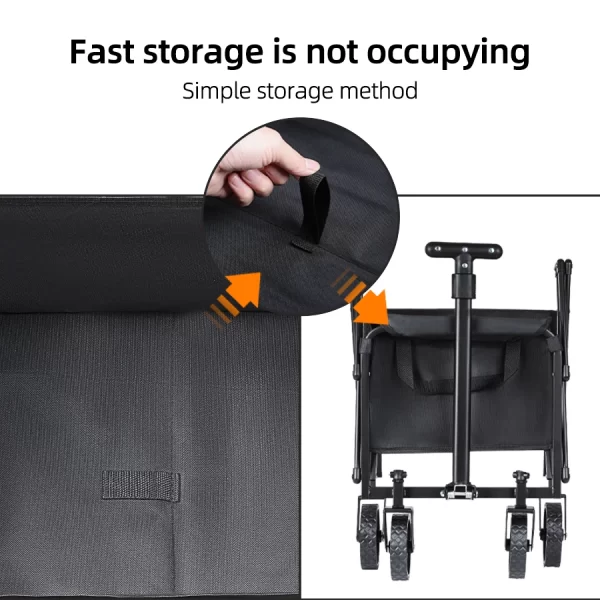 Heavy-Duty Folding Camping & Beach Cart - Image 4