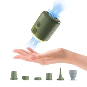 HENGDUAN Ultralight Electric Air Pump & Camping Lantern – USB-C Rechargeable