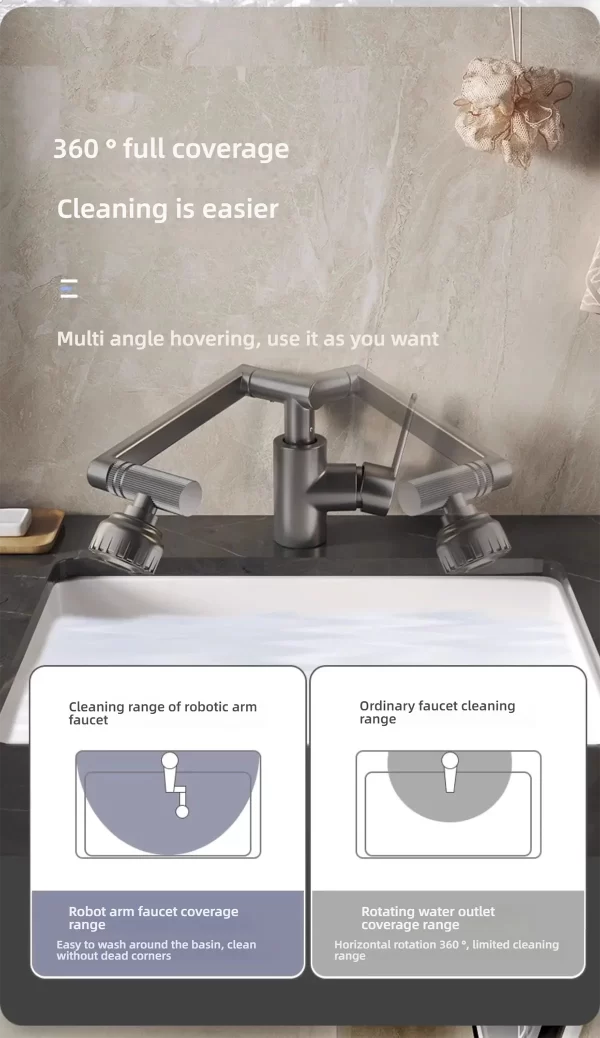 Rotating Robotic Arm Faucet - Image 8