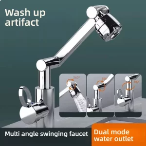 Rotating Robotic Arm Faucet