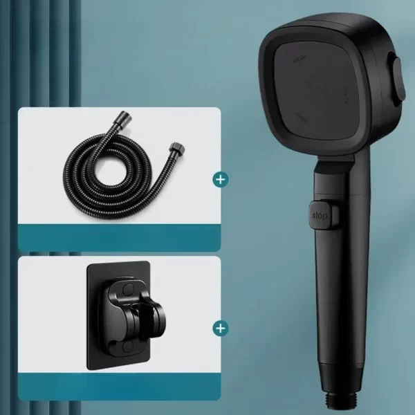 High Pressure Shower Head – 3 Adjustable Modes with Filter - Image 8