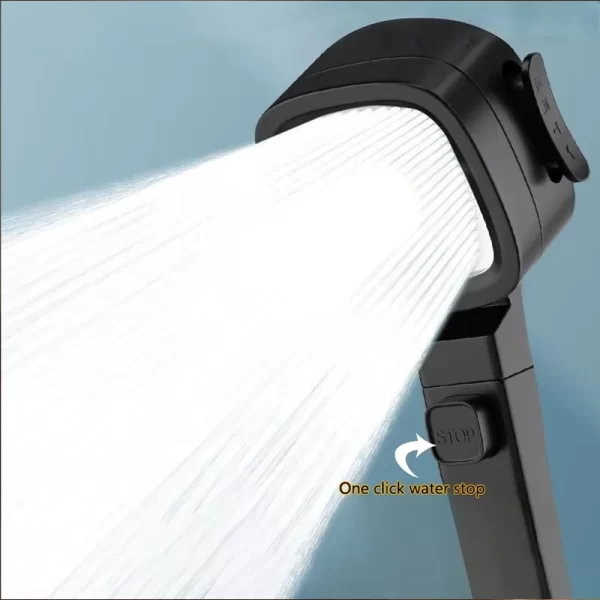 High Pressure Shower Head – 3 Adjustable Modes with Filter