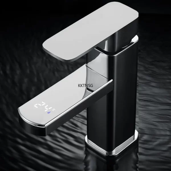 LED Digital Temperature Bathroom Faucet – Smart Hot & Cold Mixer Tap - Image 3