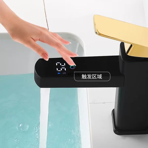 LED Digital Temperature Bathroom Faucet – Smart Hot & Cold Mixer Tap - Image 5