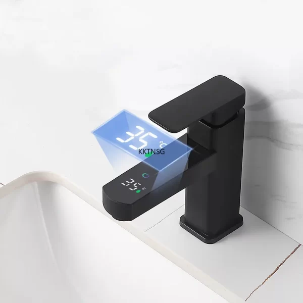 LED Digital Temperature Bathroom Faucet – Smart Hot & Cold Mixer Tap - Image 6