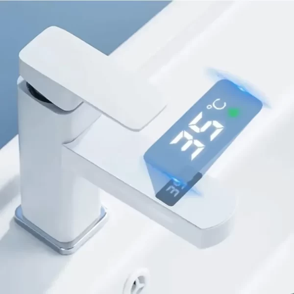 LED Digital Temperature Bathroom Faucet – Smart Hot & Cold Mixer Tap - Image 4