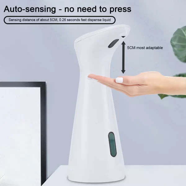 Automatic Soap Dispenser Touchless Battery Operated - 400ML Capacity - Image 8