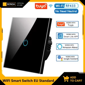BONDA Smart WiFi Light Switch – Alexa & Google Compatible