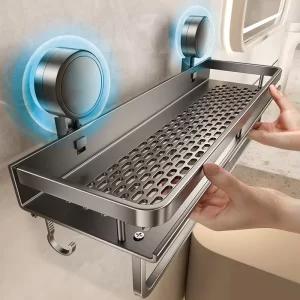 Aluminium Wall-Mounted Bathroom Shelf