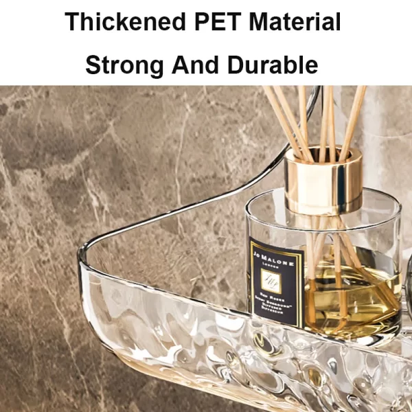 Acrylic Wall Mounted Bathroom Shelf - Image 5