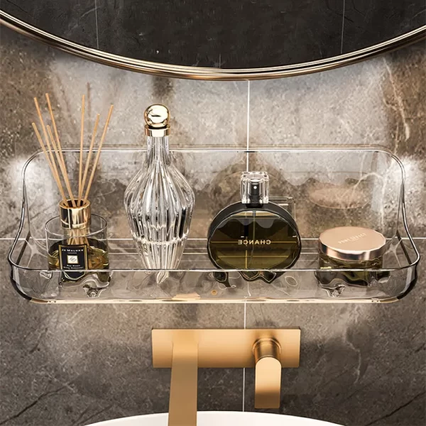 Acrylic Wall Mounted Bathroom Shelf - Image 7