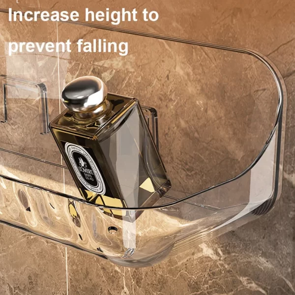 Acrylic Wall Mounted Bathroom Shelf - Image 2