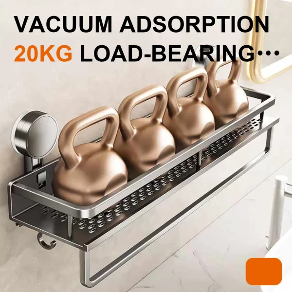 Ruithoe Aluminum Suction Cup Bathroom Shelf - Image 4