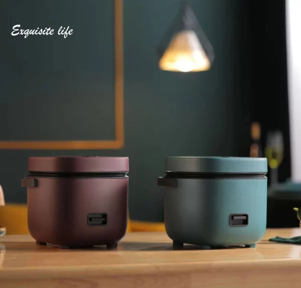 Balashov Mini Electric Rice Cooker – 1.2L Compact Steamer & Food Warmer - Image 4