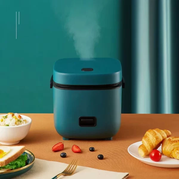 Balashov Mini Electric Rice Cooker – 1.2L Compact Steamer & Food Warmer - Image 3