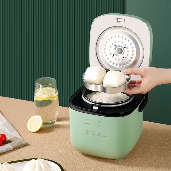 Balashov Mini Electric Rice Cooker – 1.2L Compact Steamer & Food Warmer - Image 8