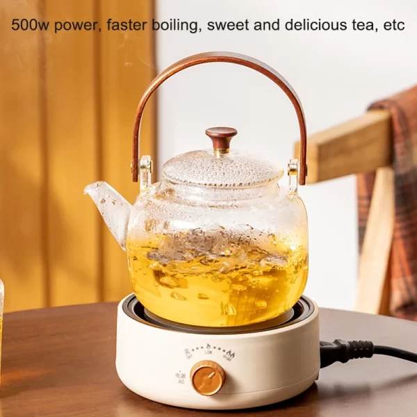 DMWD Multifunctional Electric Hot Plate – 500W Mini Stove & Tea Brewer - Image 4