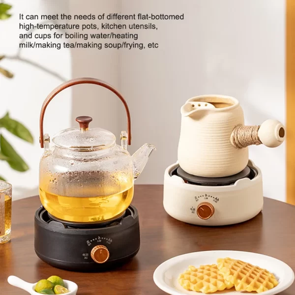 DMWD Multifunctional Electric Hot Plate – 500W Mini Stove & Tea Brewer - Image 5