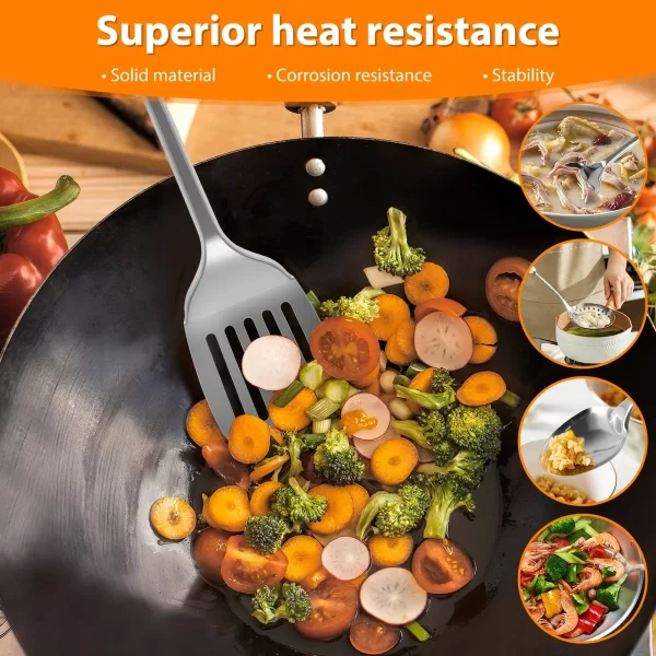 5-Piece Stainless Steel Kitchen Utensil Set - Image 3