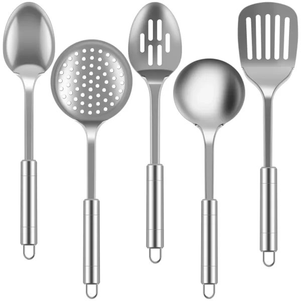 5-Piece Stainless Steel Kitchen Utensil Set - Image 6