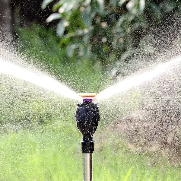 360° Rotating Garden Sprinkler with Adjustable Stainless Steel Tripod - Image 5