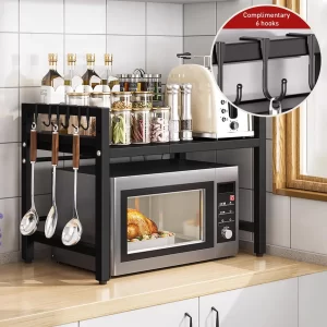 Expandable Microwave Shelf Organiser