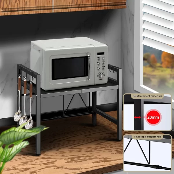 Expandable Microwave Shelf Organiser - Image 6