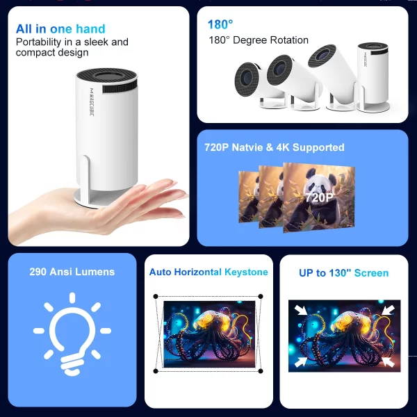 Magcubic HY300 Pro Projector – 4K Support - Image 3