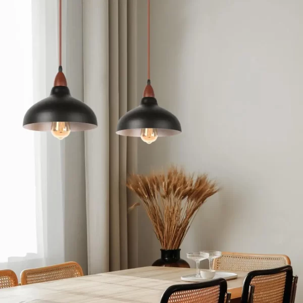 Modern Wood Pendant Lamp - Image 3