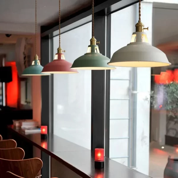 Retro Industrial Pendant Light - Image 3