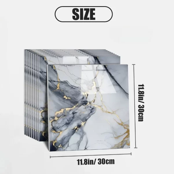 Imitation Marble 3D Self-Adhesive Tile Stickers - Image 6