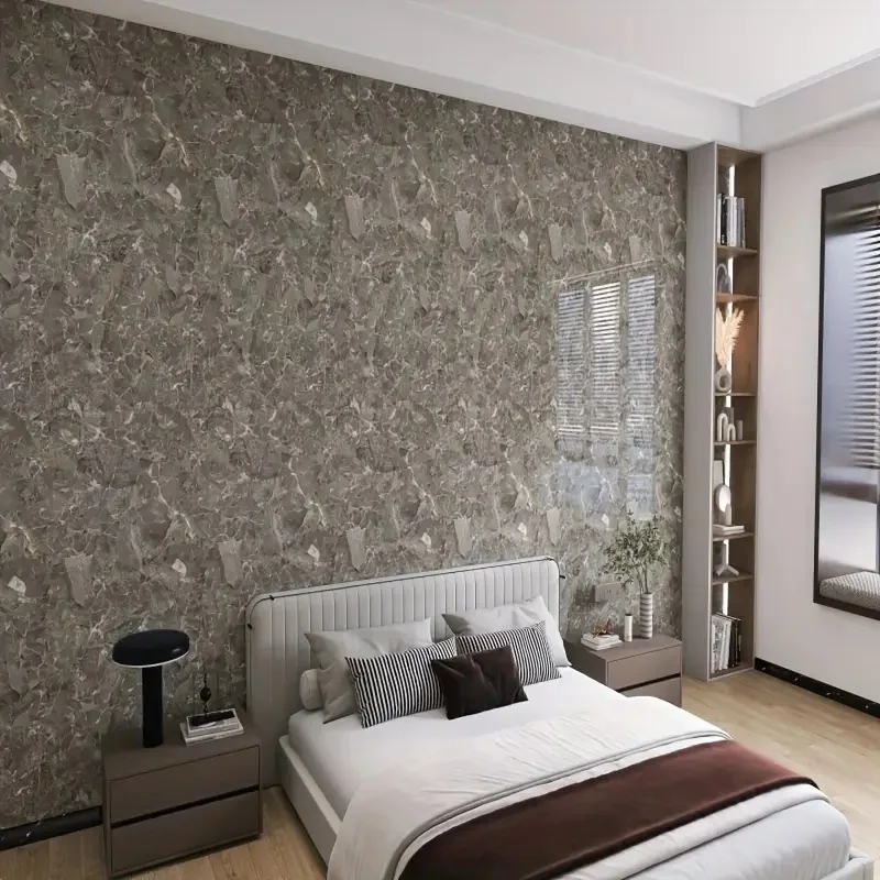 Self-Adhesive 3D Marble Effect Vinyl Wallpaper - Image 3