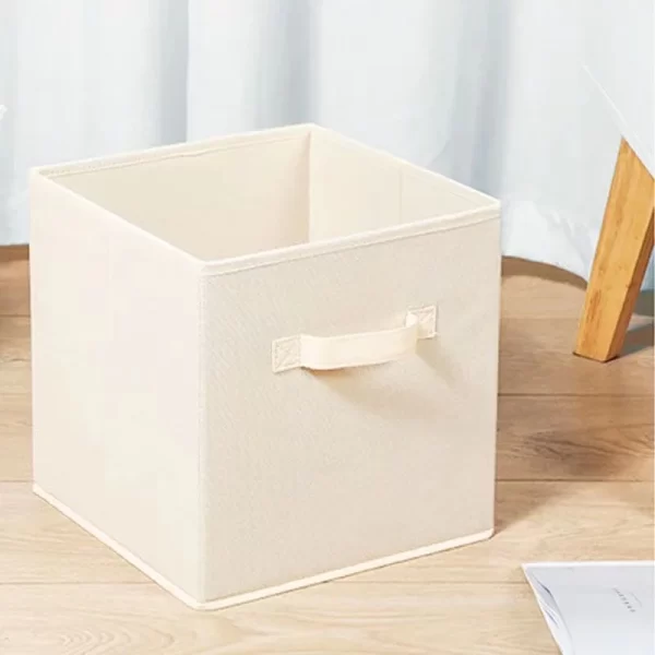 Collapsible Cube Organiser for Home & Kids - Non-Woven Fabric Storage Bin - Image 2