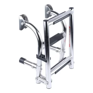 ⚓ 3-Step Stainless Steel Boat Ladder – Folding Stern & Gunwale-Mounted Ladder