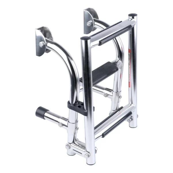 ⚓ 3-Step Stainless Steel Boat Ladder – Folding Stern & Gunwale-Mounted Ladder