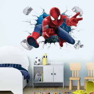 Marvel Heroes Wall Mural – Spiderman, Captain America & Hulk Sticker