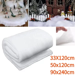 Artificial Snow Roll – White Winter Wonderland Mat
