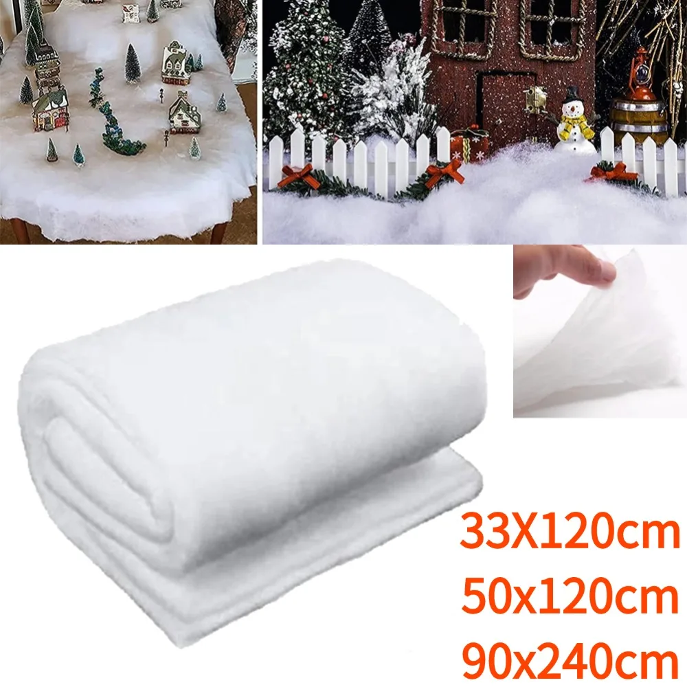 Artificial Snow Roll – White Winter Wonderland Mat