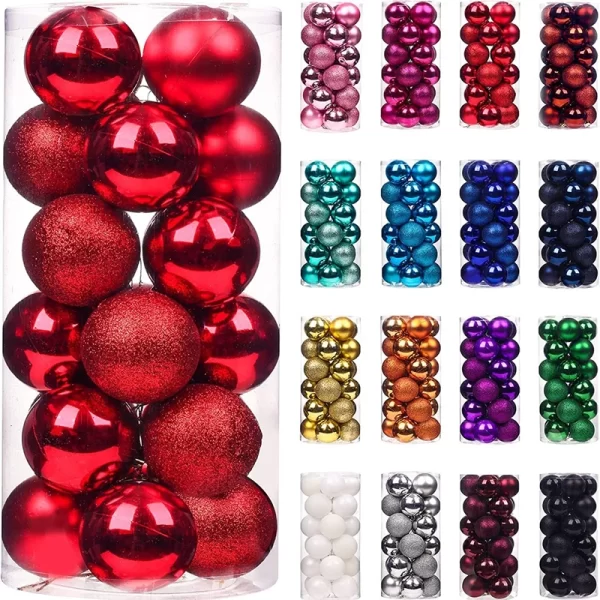 Festive Christmas Ball Ornaments – 24/36pcs Tree Decorations - Image 2
