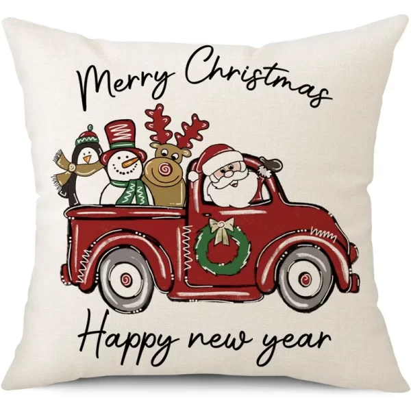 Merry Christmas Cushion Cover – Festive Home Accent - Image 6