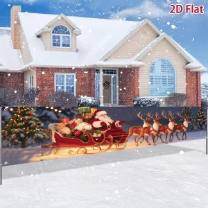 Merry Christmas Outdoor Banner