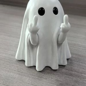 Middle Finger Ghost – Cheeky Halloween Ornament
