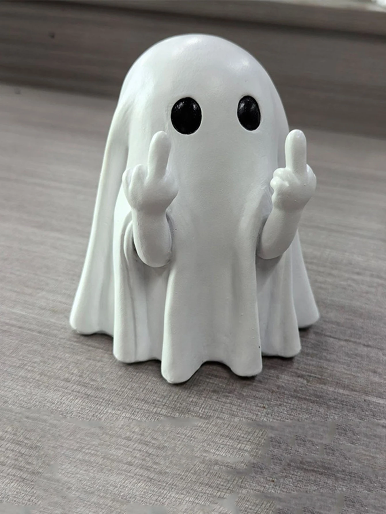 Middle Finger Ghost – Cheeky Halloween Ornament
