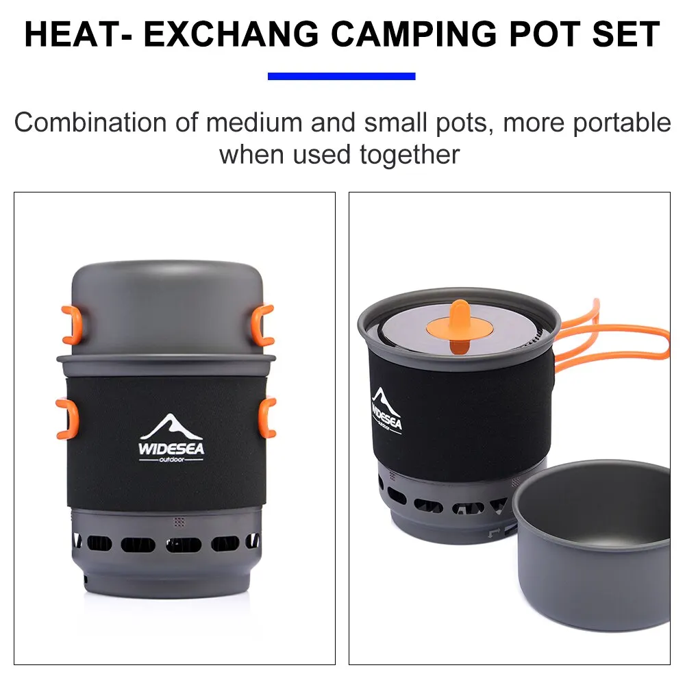 Widesea Camping Cooking System – Portable Outdoor Gas Stove & Pot Set - Image 4