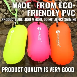 Inflatable Swimming Buoy – Life Saving Tow Float for Pool & Open Water