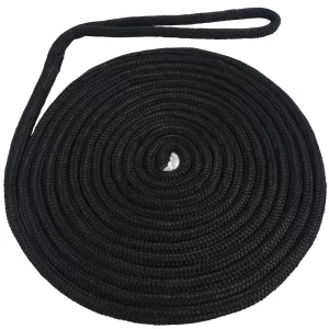 Double Braided Nylon Dock Line – Strong Marine Mooring Rope with Eyelet
