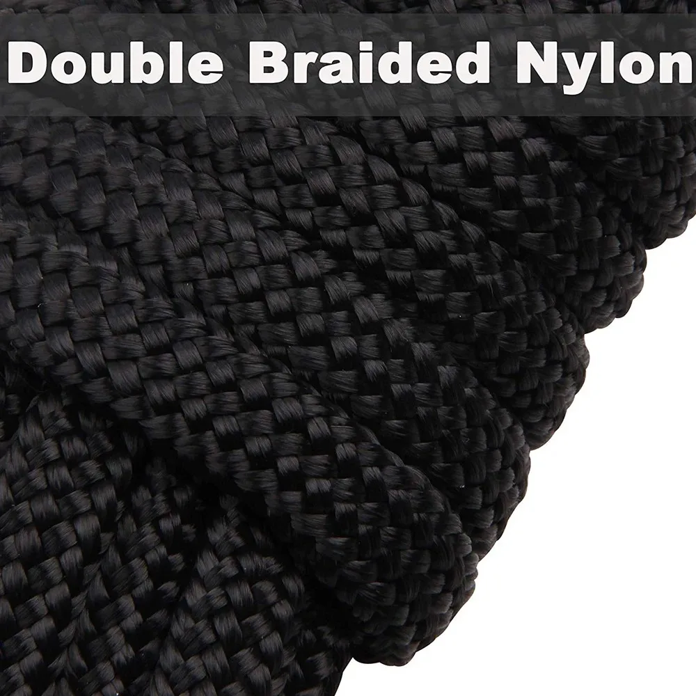 Double Braided Nylon Dock Line – Strong Marine Mooring Rope with Eyelet - Image 4