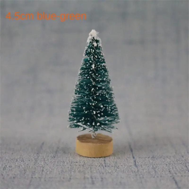 12pcs Mini Snow-Frosted Christmas Trees – DIY Crafts & Festive Décor - Image 5